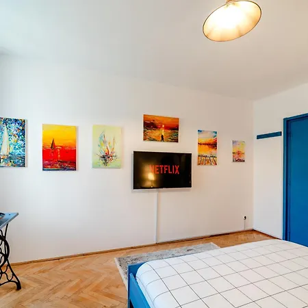 Apartmán Art With Treasure Hunt, Free Parking & Self Check-in *